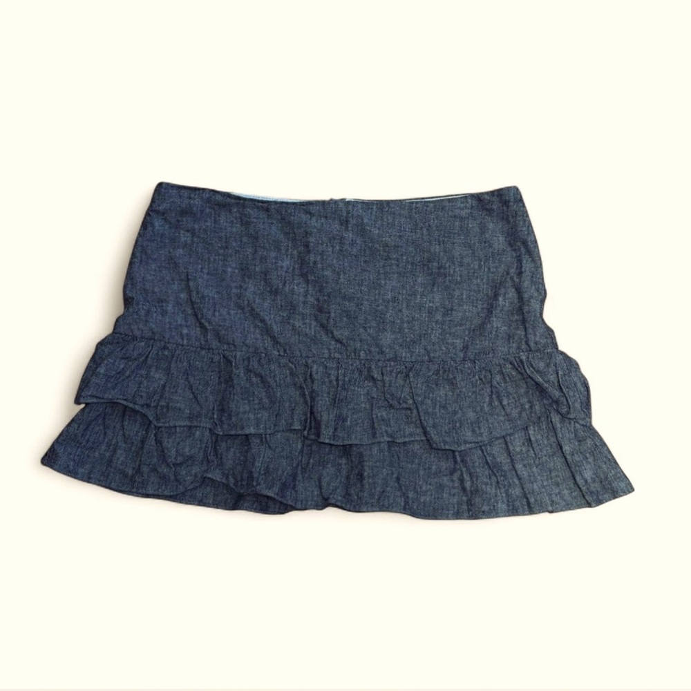 Heather Gray Ruffle Skirt